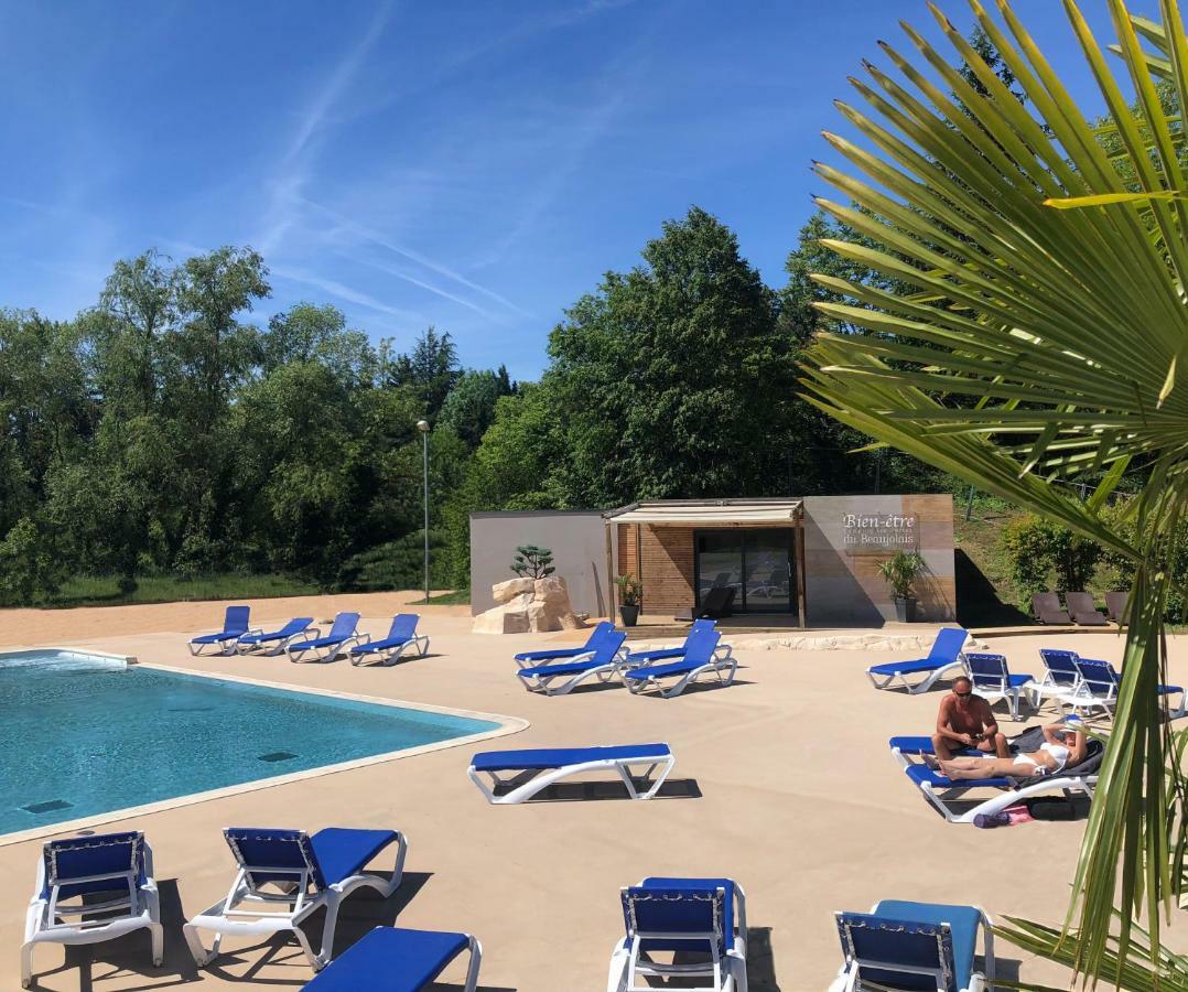 Camping Les Portes Du Beaujolais Anse Exterior foto